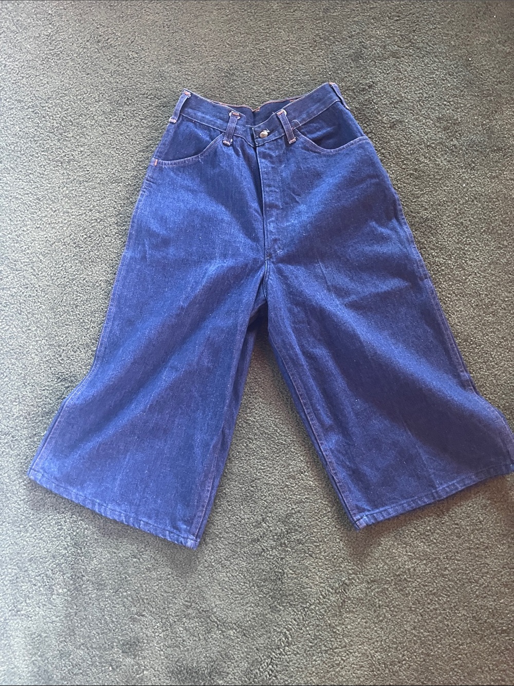 Vintage osh josh bgosh Wide Leg Blue Denim Culottes